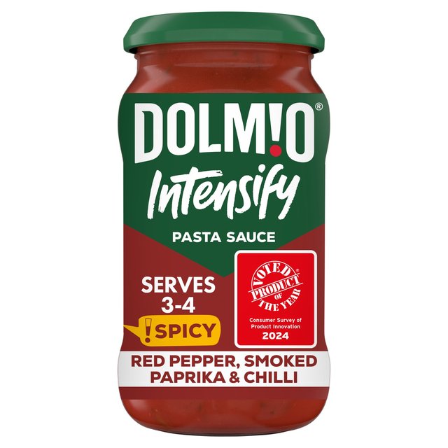 Dolmio Intensify Spicy Red Pepper Smoked Paprika & Chilli Pasta Sauce   400g GOODS M&S   