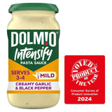 Dolmio Intensify Mild Creamy Garlic & Black Pepper Pasta Sauce   390g GOODS M&S   