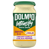 Dolmio Intensify Mild Creamy Garlic & Black Pepper Pasta Sauce   390g GOODS M&S   