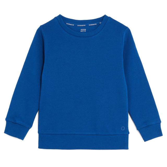 M&S Unisex Regular Fit School Sweatshirt 3-14 Years Royal Blue