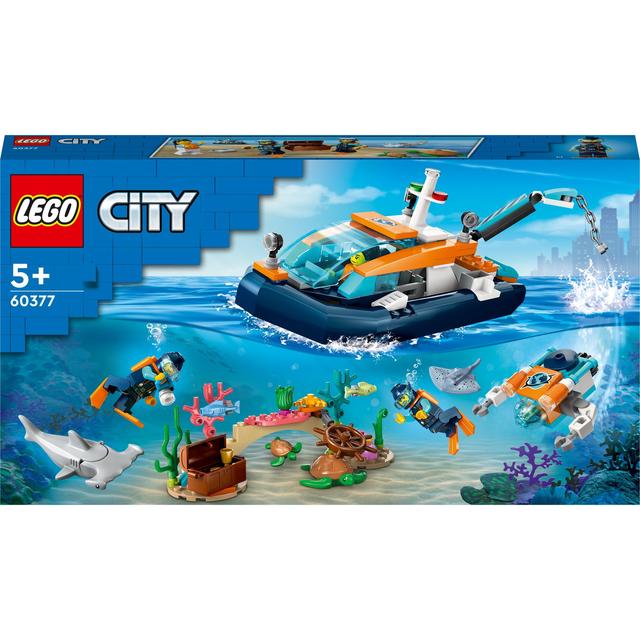 LEGO City Exploration Explorer Diving Boat 60377 5+