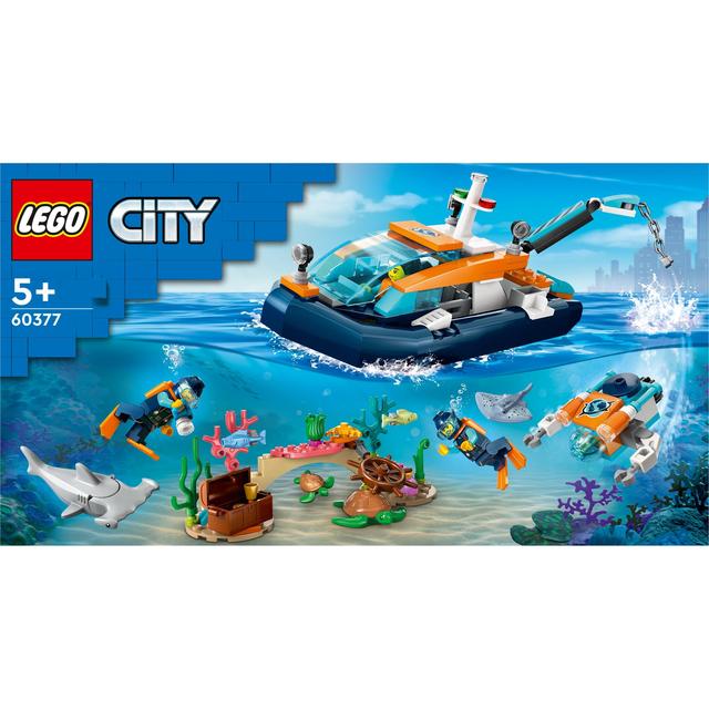 LEGO City Exploration Explorer Diving Boat 60377 5+ GOODS M&S   