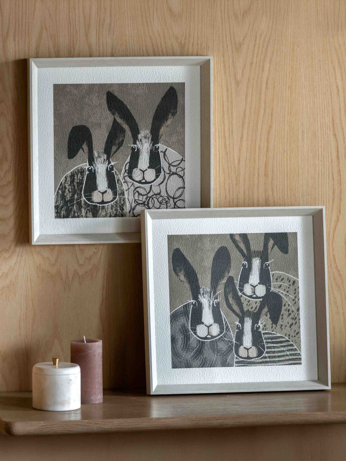 Gallery Home Creature Features framed art set 40cm - British product