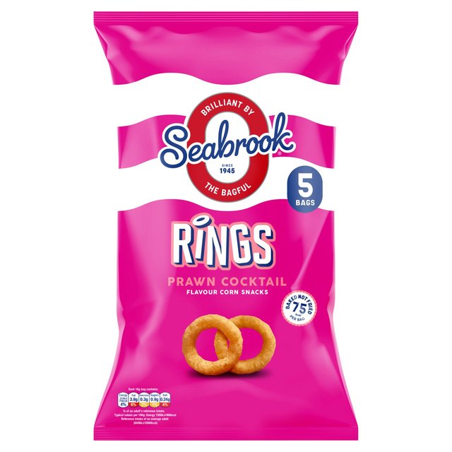 Seabrook Loaded Rings Prawn Cocktail   5 per pack GOODS M&S   