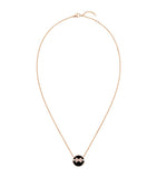 Chaumet small rose gold onyx diamond harmony pendant necklace - British product