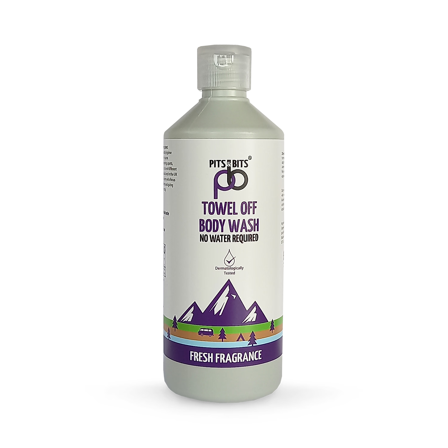 Pits & Bits no rinse body wash 500ml (British brand)