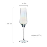 Anton Studio Designs Palazzo Flute Glasses Set of 2 300ml Lustre   2 per pack GOODS M&S   