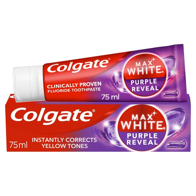 Colgate Max White Purple Toothpaste   75ml GOODS M&S   