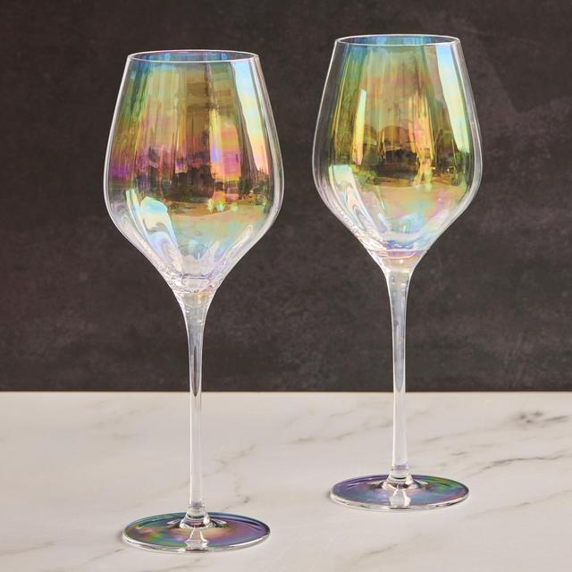 Anton Studio Designs Palazzo Wine Glasses Set of 2 600ml Lustre   2 per pack GOODS M&S   