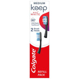 Colgate Keep Max White Toothbrush Replacement Heads   2 per pack GOODS M&S   