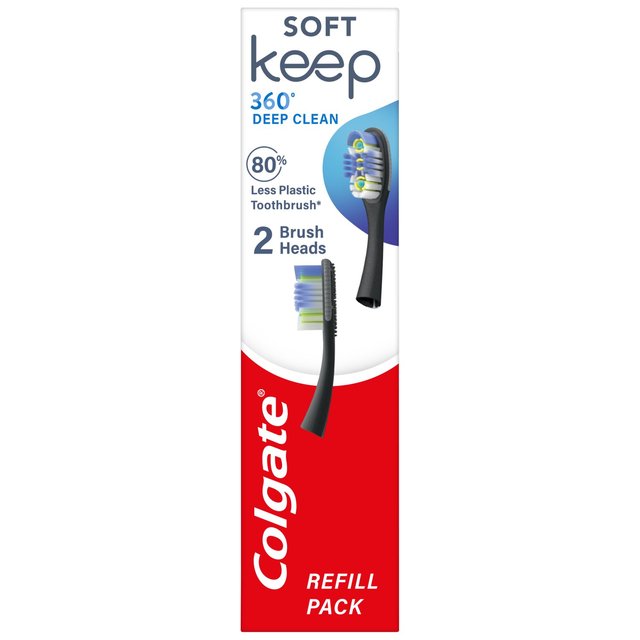 Colgate Keep Deep Clean Toothbrush Replacement Heads   2 per pack GOODS M&S   