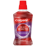 Colgate Max White Purple Reveal Mouthwash Alcohol Free 500ml   500ml GOODS M&S   