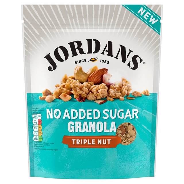 Jordans No Added Sugar Triple Nut Granola Breakfast Cereal   425g GOODS M&S   