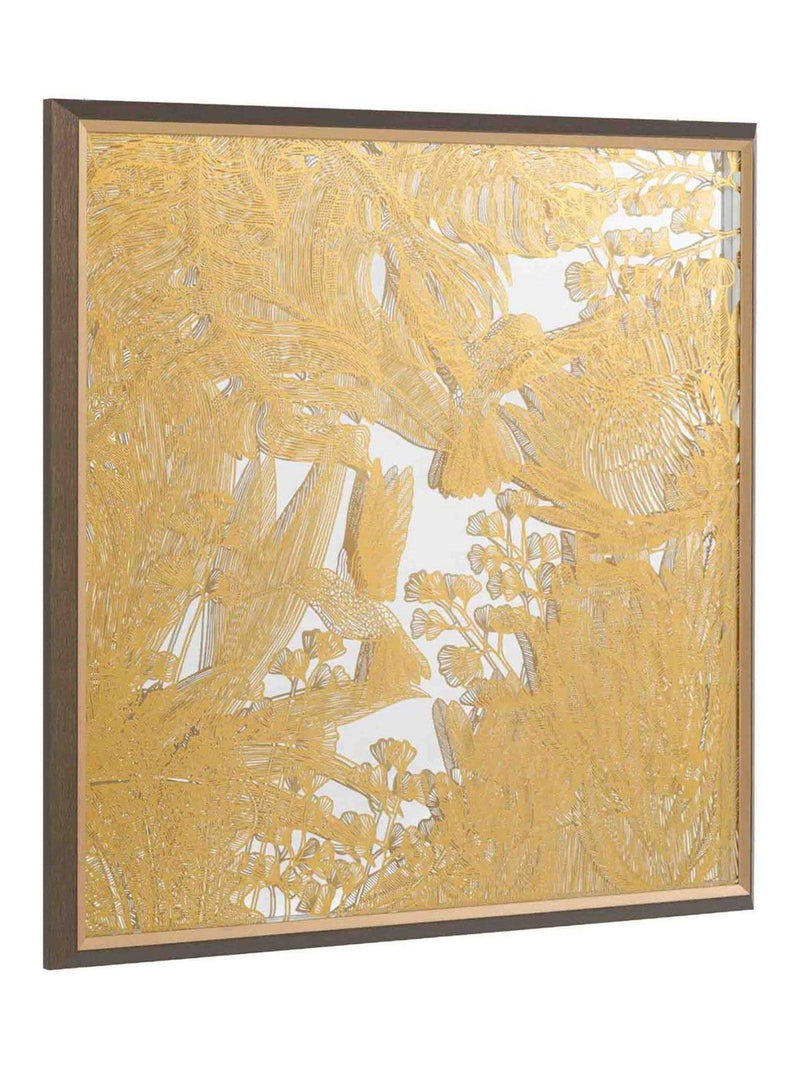 Gallery Home wall art Gold Hummingbird Trance 65cm, imported from the UK