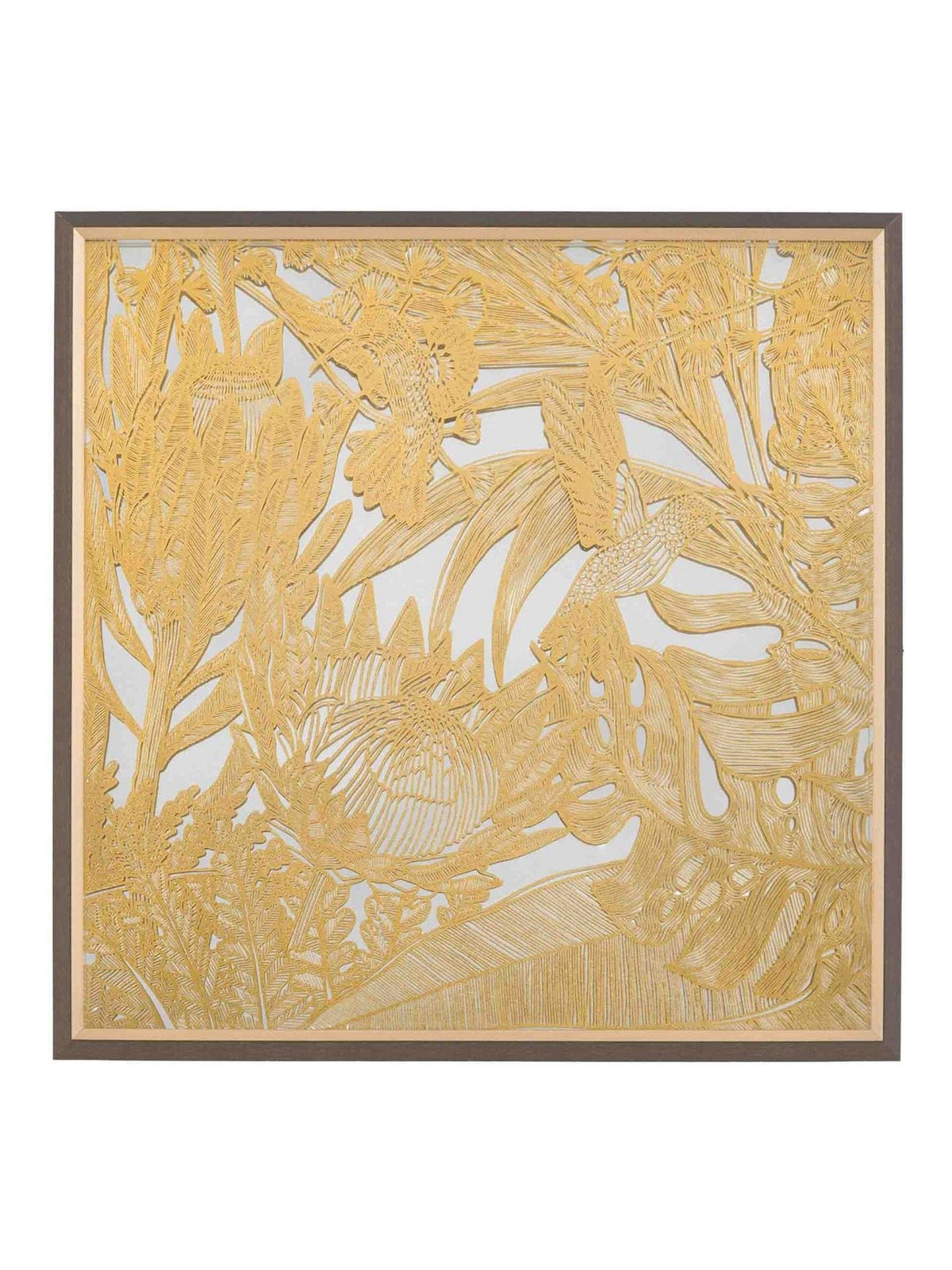 Gallery Home wall art Gold Hummingbird Trance 65cm, imported from the UK