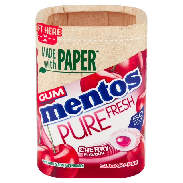 Mentos Gum Pure Fresh Cherry Chewing Gum   97g GOODS M&S   