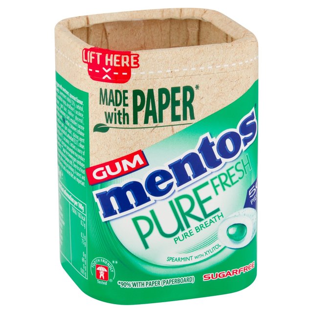 Mentos Gum Pure Fresh Spearmint Chewing Gum   100g GOODS M&S   