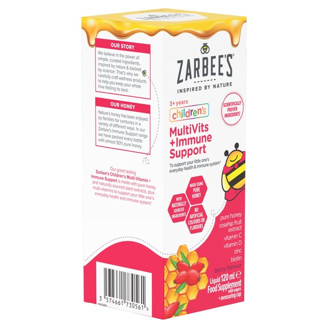 Zarbee's Children's Multivits + Immune Support   120ml