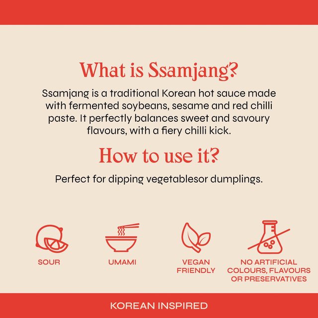 Sosu Korean Ssamjang Chilli Sauce    250ml