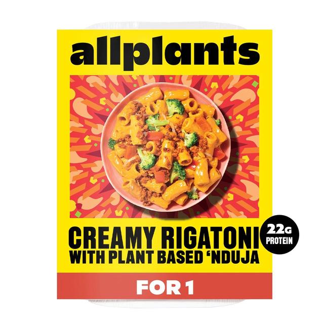 allplants Creamy Rigatoni with Plant Based 'Nduja for 1   425g GOODS M&S   