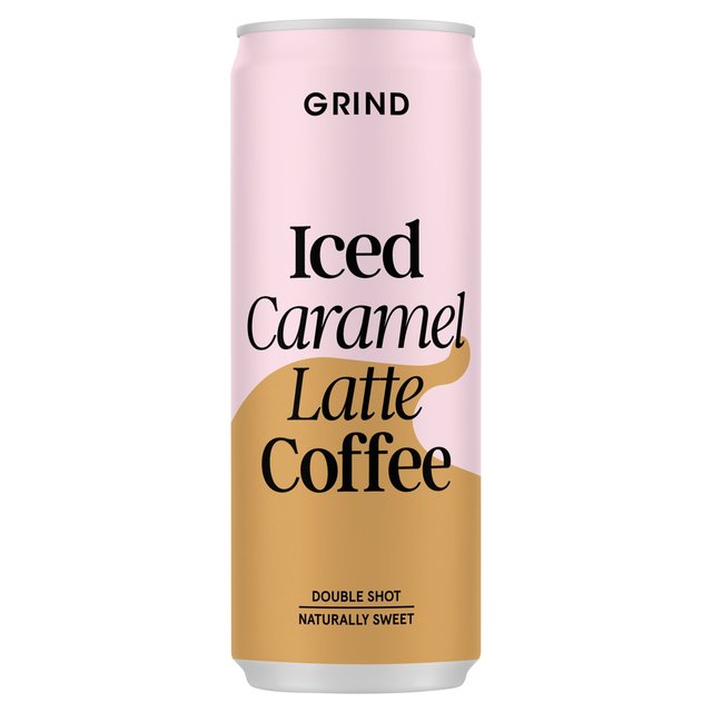 Grind Iced Caramel Latte Coffee   250ml GOODS M&S   