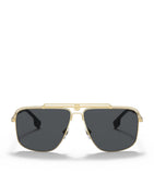 Versace metal aviator sunglasses with gold-tone frame, imported from the UK