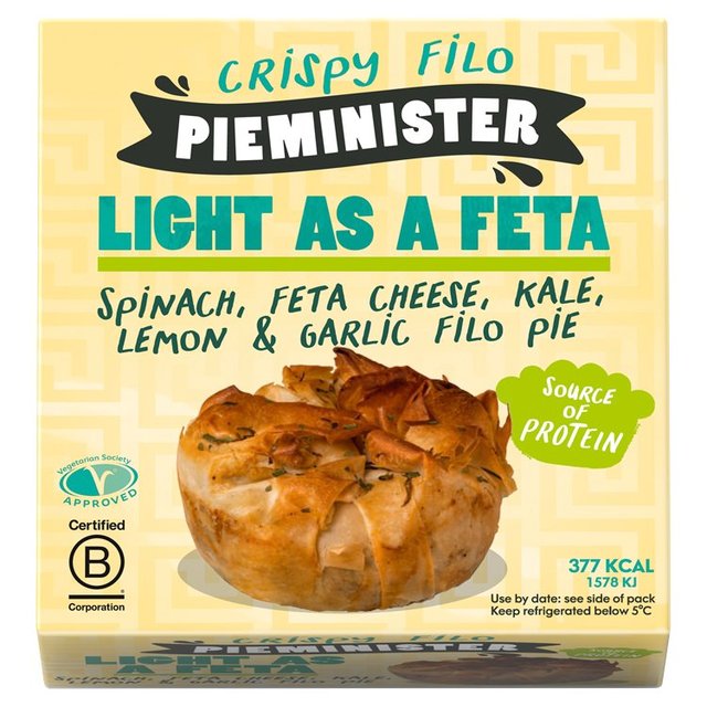 Pieminister Light As A Feta Filo Pie   230g GOODS M&S   