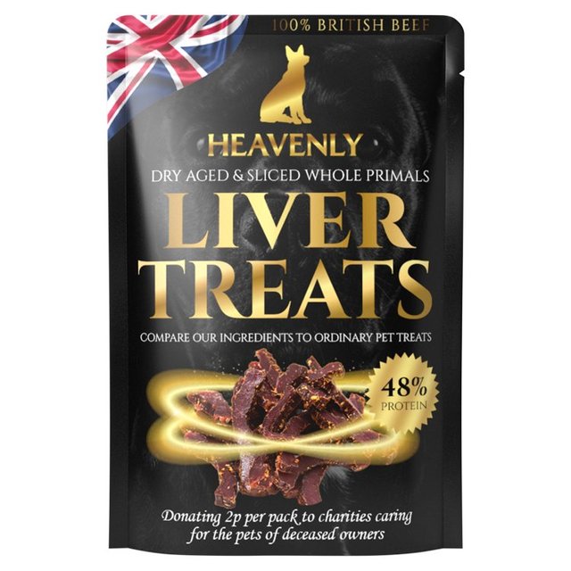 Heavenly Dog Treats British Beef Liver   18g GOODS M&S   