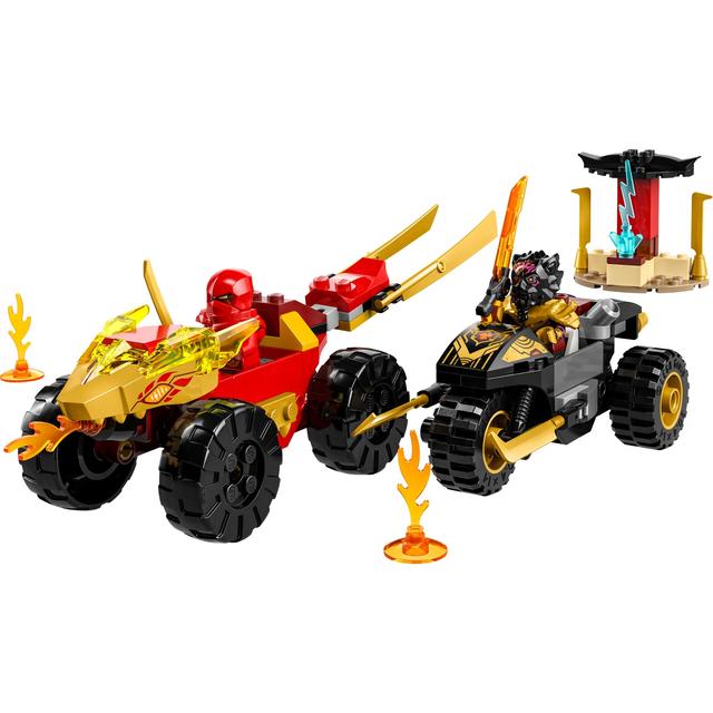 LEGO Ninjago Kai and Ras's Car and Bike Battle 71789 4+