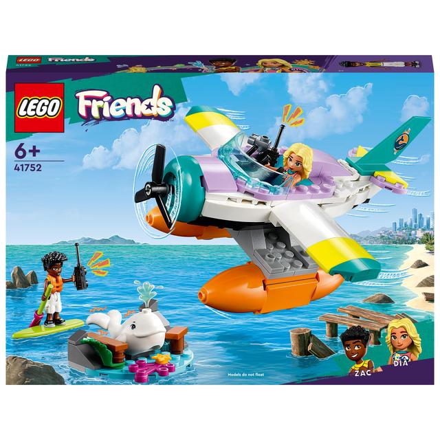 LEGO Friends Sea Rescue Plane 41752 6+ GOODS M&S   