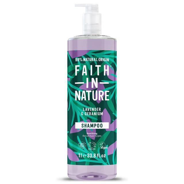 Faith In Nature Shampoo - Lavender & Geranium   1L