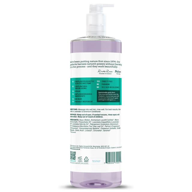 Faith In Nature Shampoo - Lavender & Geranium   1L GOODS M&S   