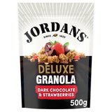 Jordans Deluxe Dark Chocolate Granola Breakfast Cereal   500g GOODS M&S   