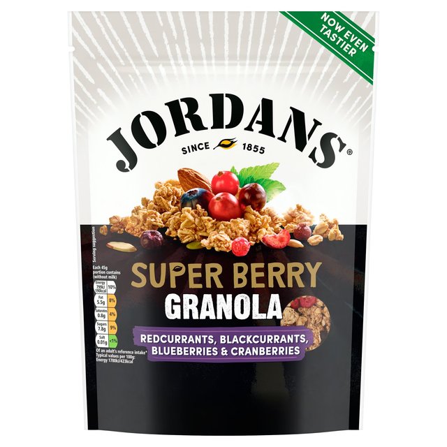 Jordans Super Berry Granola Breakfast Cereal   500g