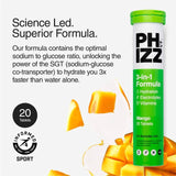 Phizz Mango 3-in-1 Hydration Electrolytes and Vitamins Effervescent   20 per pack GOODS M&S   