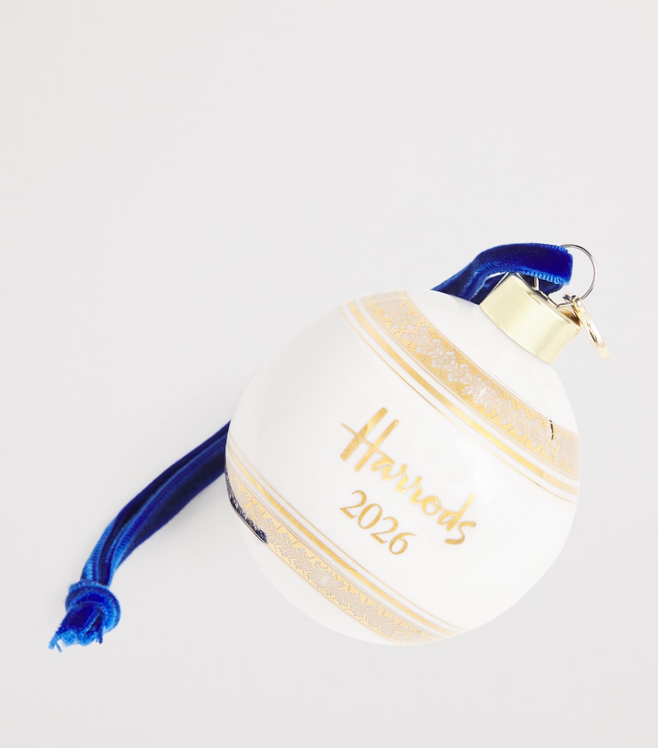 Harrods 2026 ceramic bauble - British product