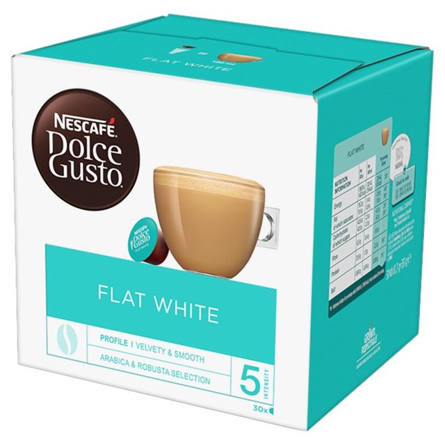 Nescafe Dolce Gusto Flat White   30 per pack GOODS M&S   