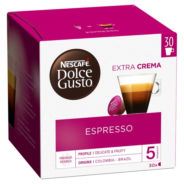 Nescafe Dolce Gusto Espresso 30 capsules   30 per pack GOODS M&S   