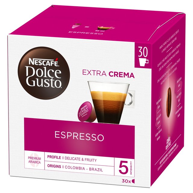 Nescafe Dolce Gusto Espresso 30 capsules   30 per pack GOODS M&S   