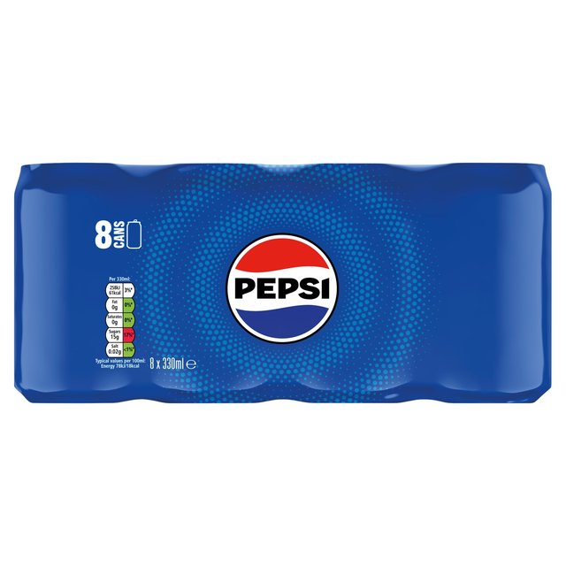 Pepsi Regular   8 x 330ml GOODS M&S   