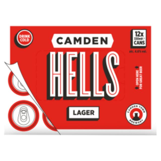 Camden Hells Lager   12 x 330ml GOODS M&S   