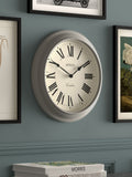 Jones Clocks Grey Supper Club wall clock 40cm, UK version