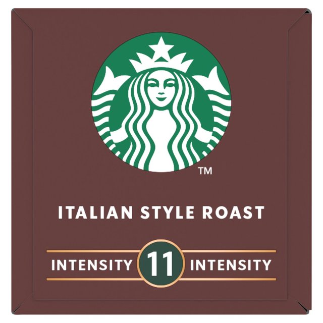 Starbucks by Nespresso Italian Roast   10 per pack GOODS M&S   