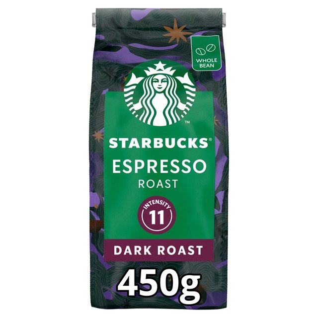 Starbucks Dark Espresso Roast Whole Bean    450g