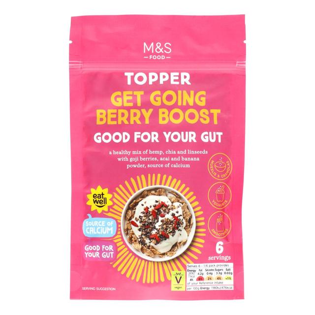 M&S Get Going Berry Boost Good for Your Gut Topper   90g