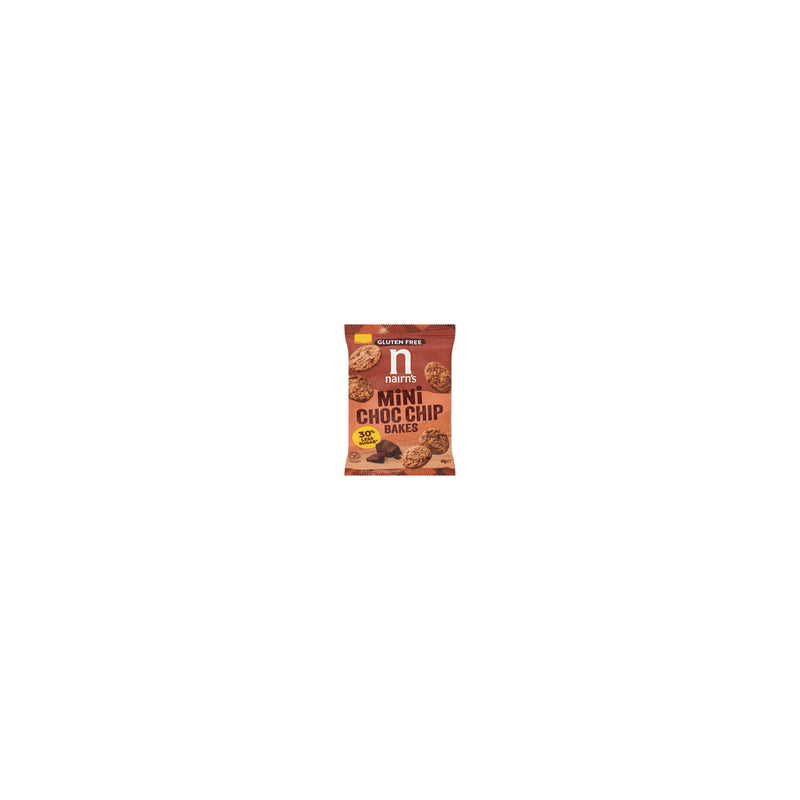 Nairn's Mini Choc Chip Bakes 45g, imported from the UK