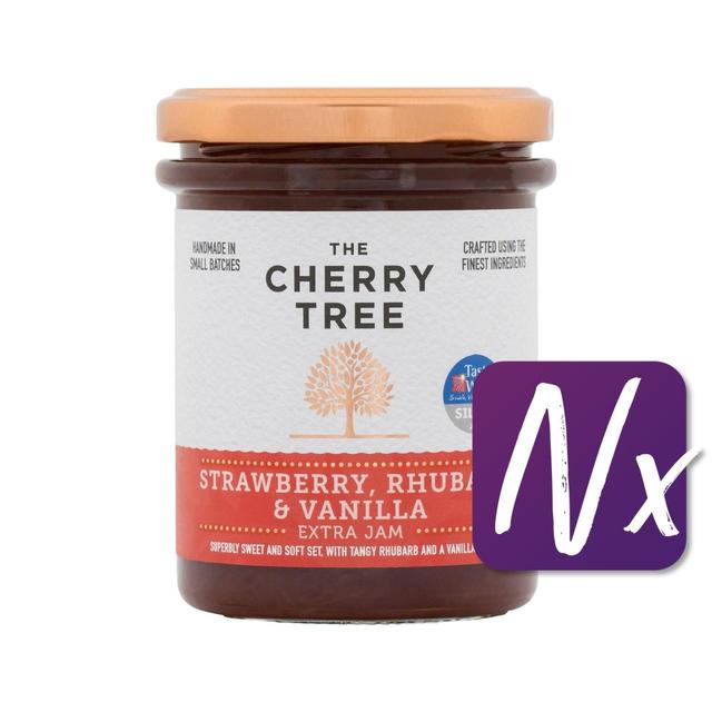 The Cherry Tree Strawberry Rhubarb & Vanilla Extra Jam   225g