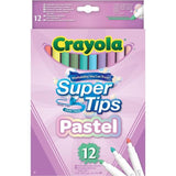 Crayola 12 Pastel Supertips GOODS M&S   