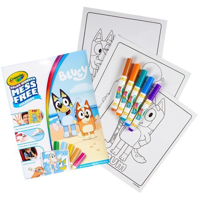 Crayola Bluey Color Wonder Foldalope GOODS M&S   