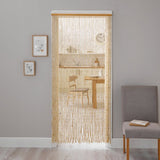 Argos Home beaded door curtain natural 91x190cm, imported from the UK